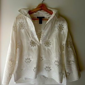 Smythe hand embroidered shirt, worn once